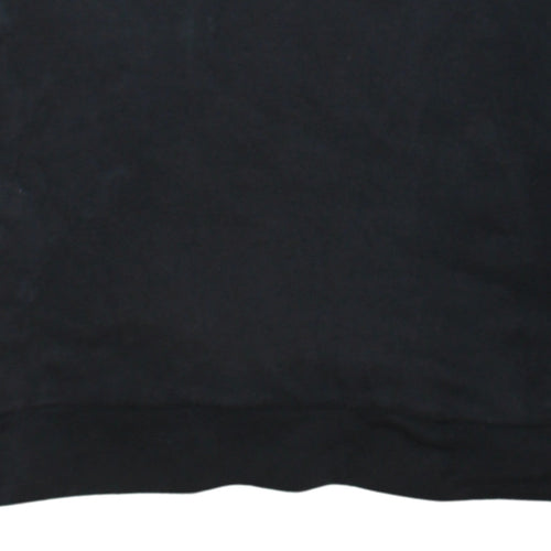 Adidas Mens Black Crew Neck Pullover Sweatshirt Size M