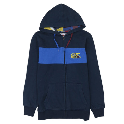 Canterbury Boys Navy Blue Full Zip Hoodie Size 14 Years Uglies Rugby