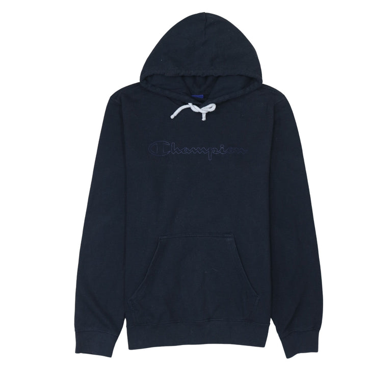 Champion Men's Blue Pullover Hoodie Medium Regular Fit