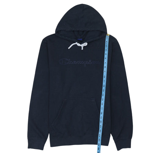 Champion Men's Blue Pullover Hoodie Medium Regular Fit