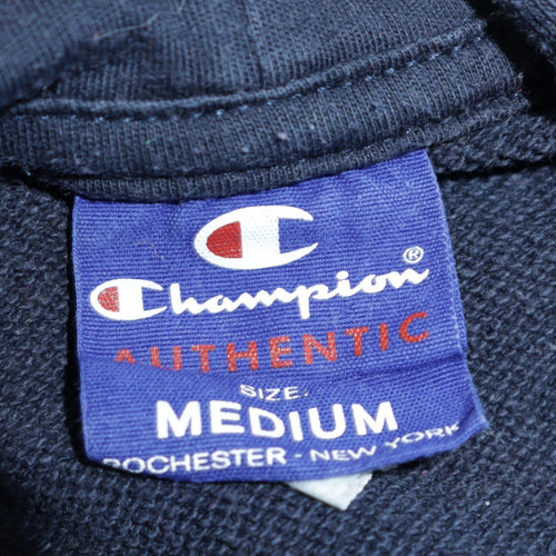 Champion Men's Blue Pullover Hoodie Medium Regular Fit