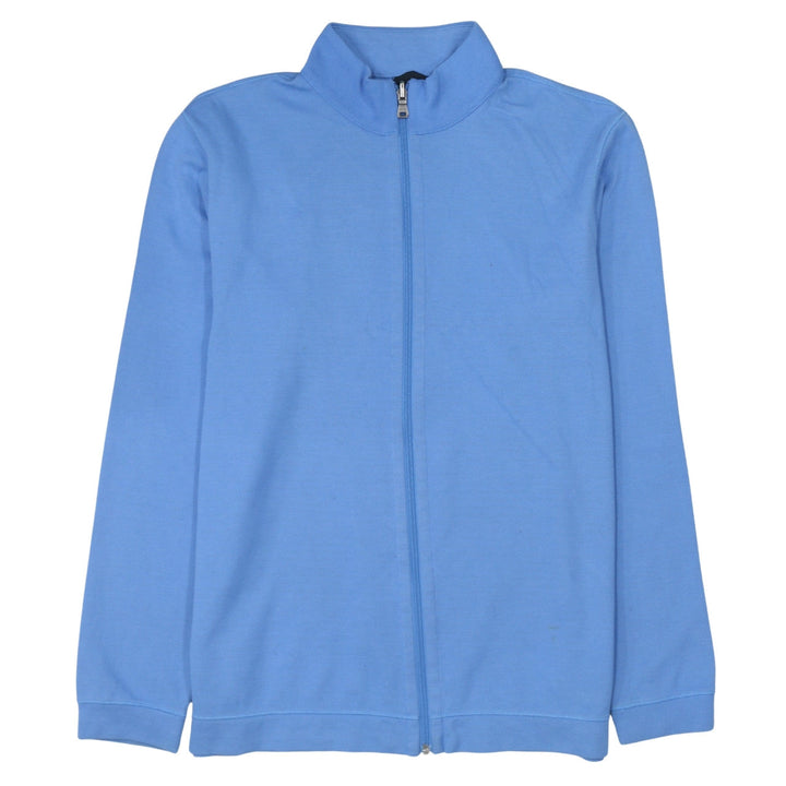 Hugo Boss Men's Blue XL Track Jacket Regular Fit Full Zip Cotton