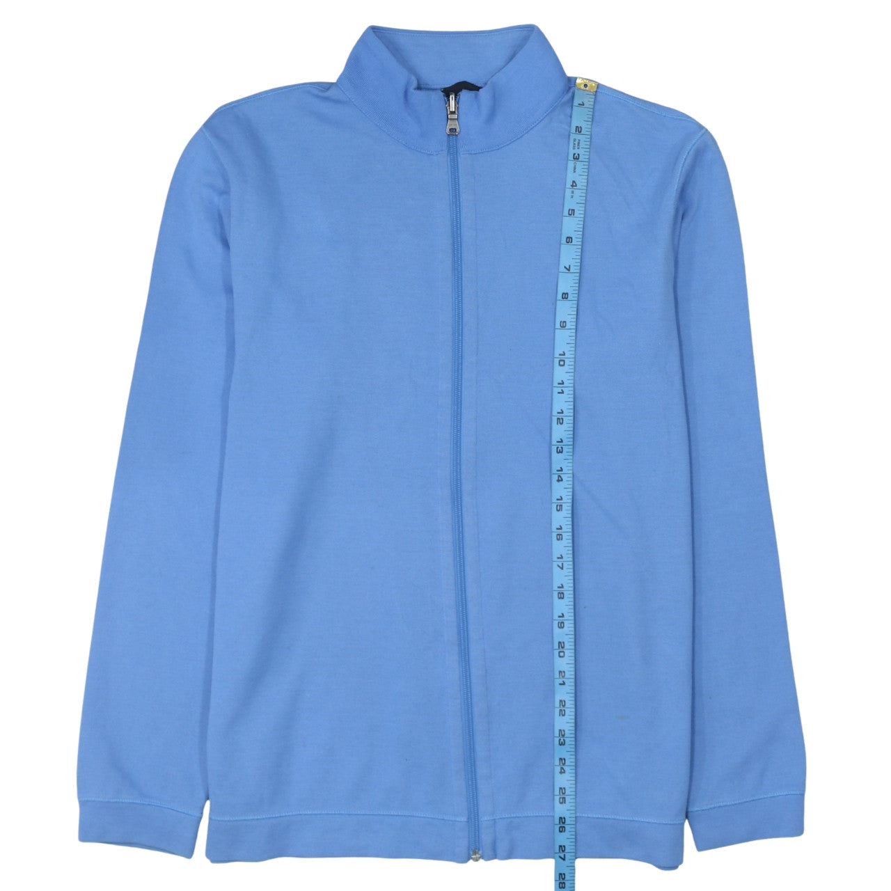 Hugo Boss Men's Blue XL Track Jacket Regular Fit Full Zip Cotton