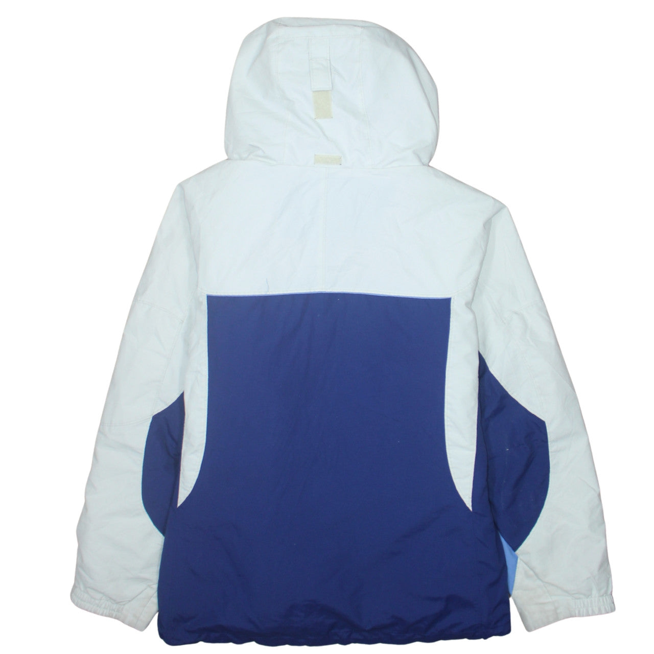 Columbia Women's Blue Ski Jacket L Hooded Waterproof Winter Coat