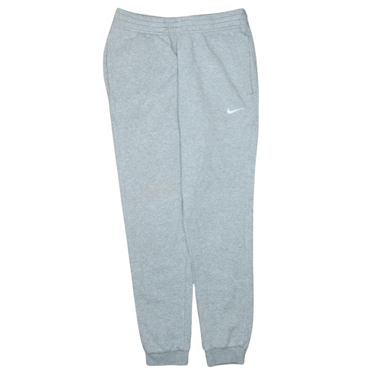 Nike Womens Grey Small Jogger Trousers Cotton Blend