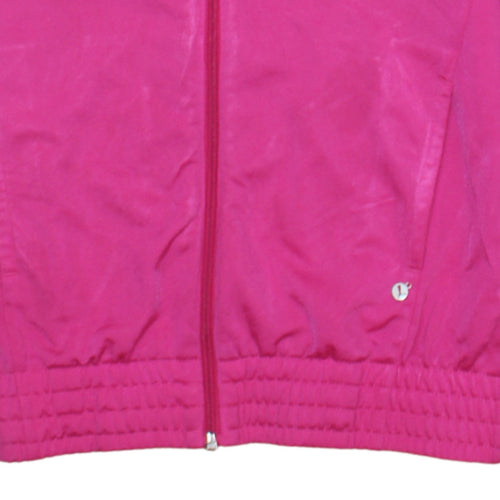 Puma Women's Pink Track Jacket Size 12 Full Zip Lightweight Sportswear