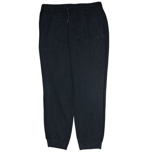 Adidas Men Black XL Jogger Sweatpants Cotton Fleece Trousers