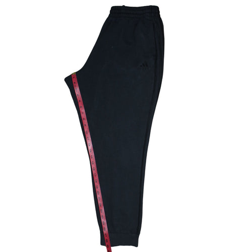 Adidas Men Black XL Jogger Sweatpants Cotton Fleece Trousers
