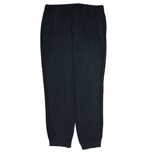 Adidas Men Black XL Jogger Sweatpants Cotton Fleece Trousers