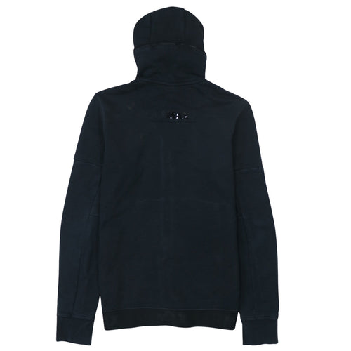 Nike Men's Black Full Zip Hoodie Size M Cotton Blend Sweatshirt