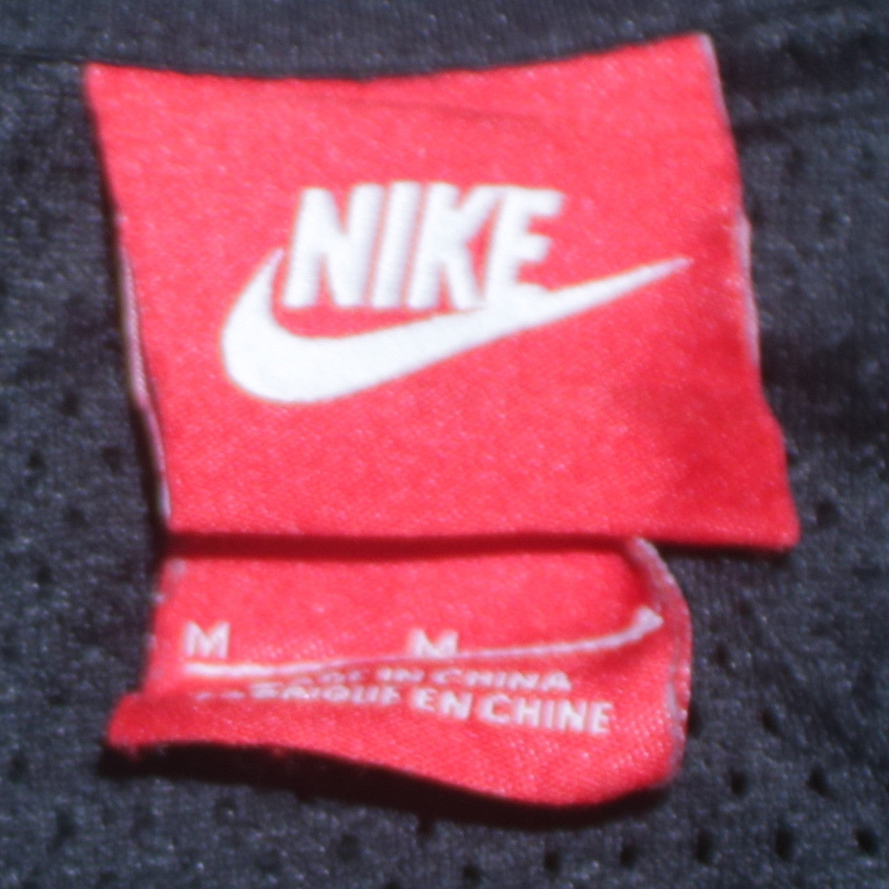 Nike Men's Black Full Zip Hoodie Size M Cotton Blend Sweatshirt