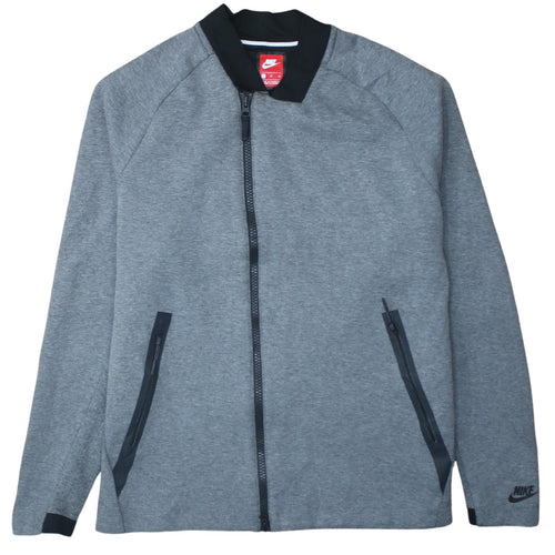 Nike Men's Grey XL Track Jacket Lightweight Zip-Up Sportswear