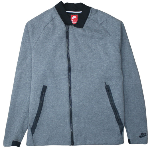 Nike Men's Grey XL Track Jacket Lightweight Zip-Up Sportswear