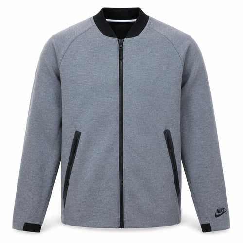 Nike Men's Grey XL Track Jacket Lightweight Zip-Up Sportswear