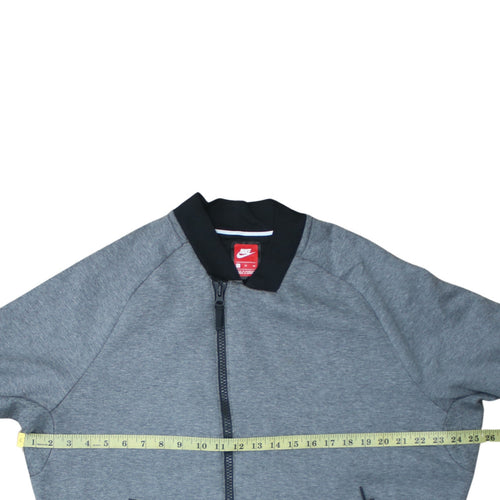 Nike Men's Grey XL Track Jacket Lightweight Zip-Up Sportswear