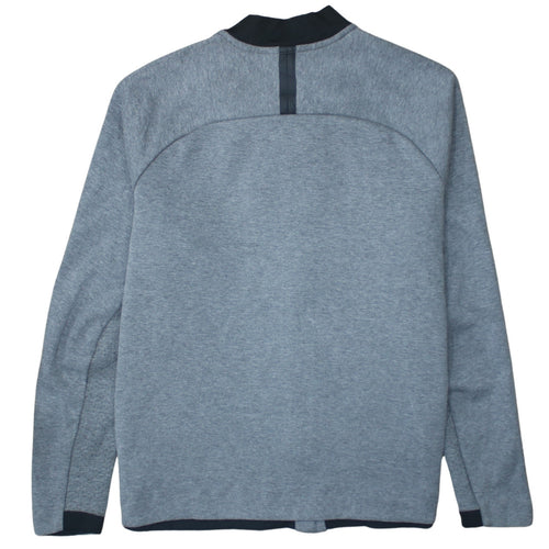 Nike Men's Grey XL Track Jacket Lightweight Zip-Up Sportswear