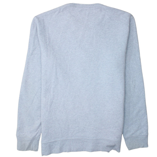 Levi's Men's Grey Crew Neck Pullover Sweatshirt M Logo Print