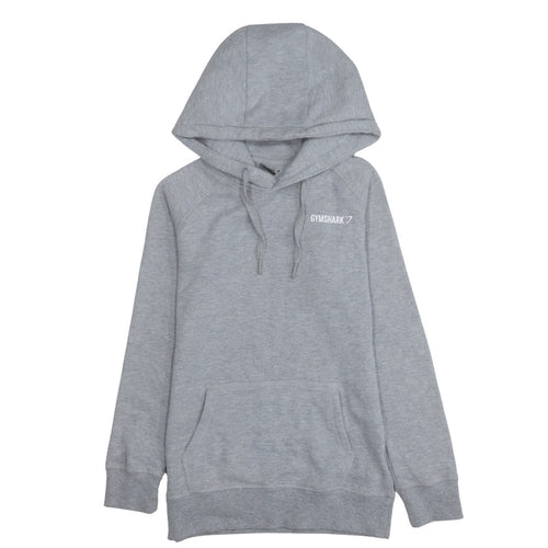 Gymshark Womens Grey Pullover Hoodie XS Hooded Sweatshirt
