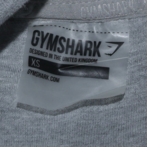 Gymshark Womens Grey Pullover Hoodie XS Hooded Sweatshirt