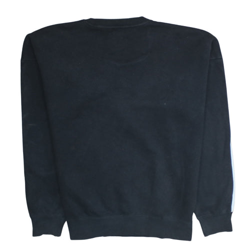 Adidas Men's Black Crew Neck Sweatshirt Size M Pullover Logo