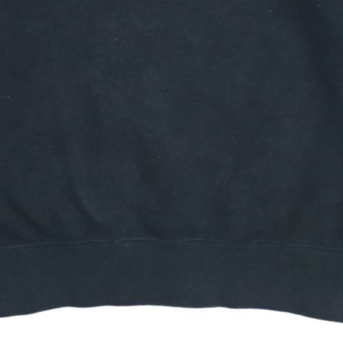 Adidas Men's Black Crew Neck Sweatshirt Size M Pullover Logo