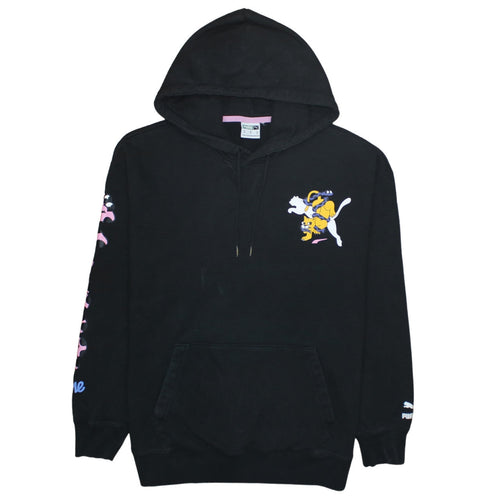 Puma x Tom and Jerry Black Graphic Pullover Hoodie Medium Womens