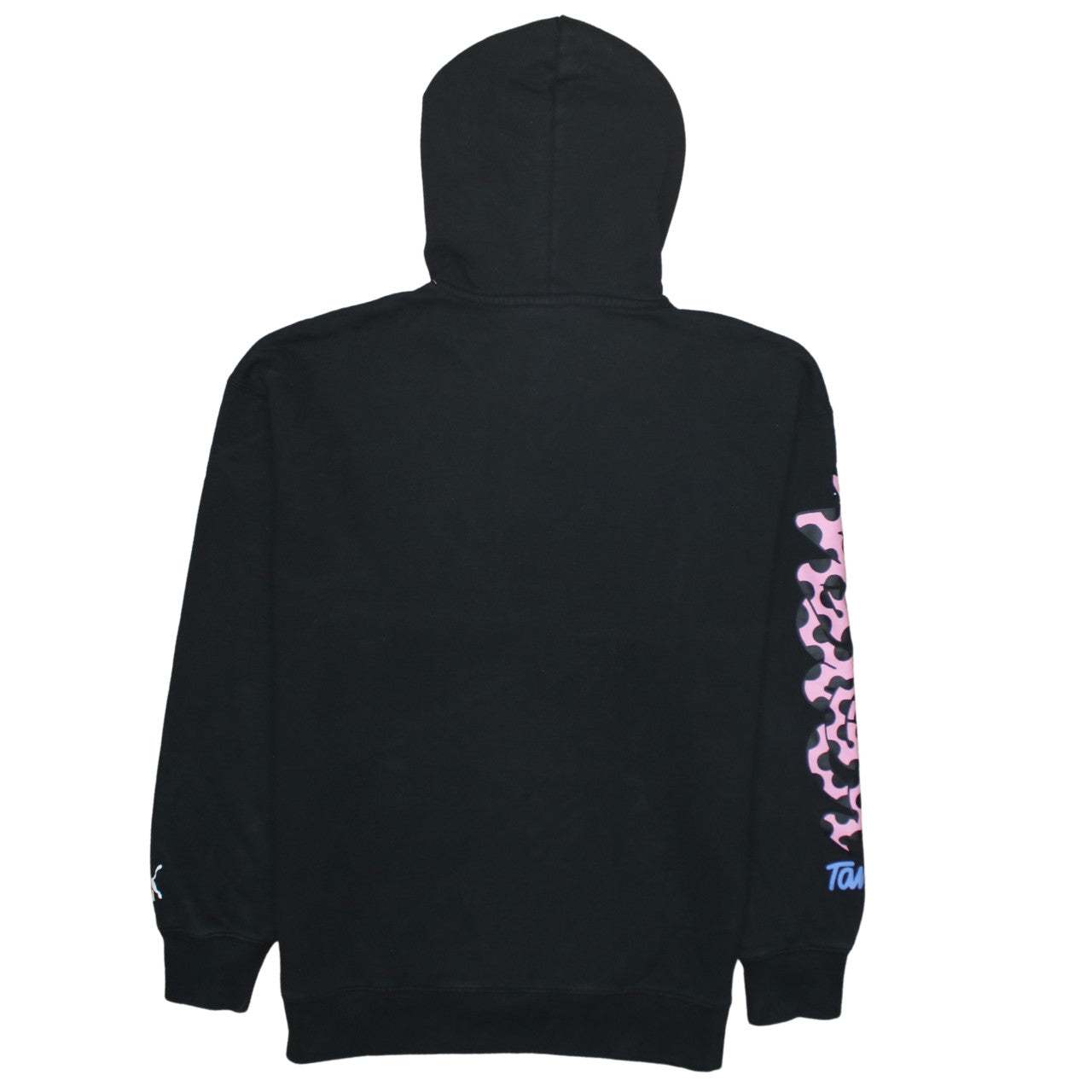 Puma x Tom and Jerry Black Graphic Pullover Hoodie Medium Womens