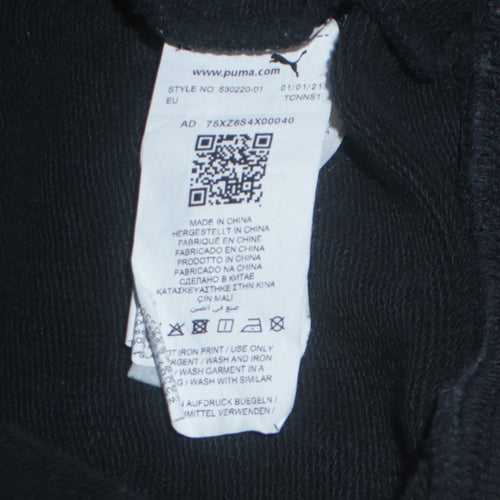 Puma x Tom and Jerry Black Graphic Pullover Hoodie Medium Womens