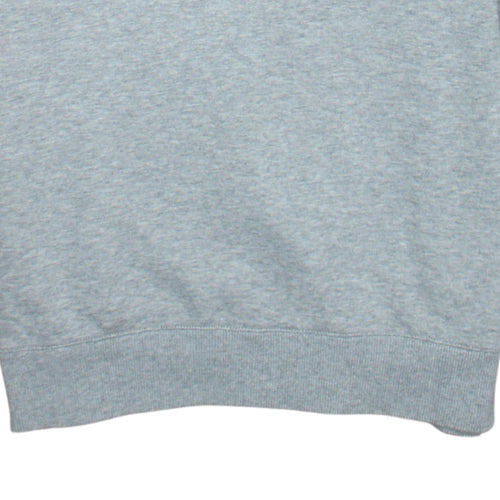 Calvin Klein Jeans Men's Grey Pullover Sweatshirt S High Neck Logo