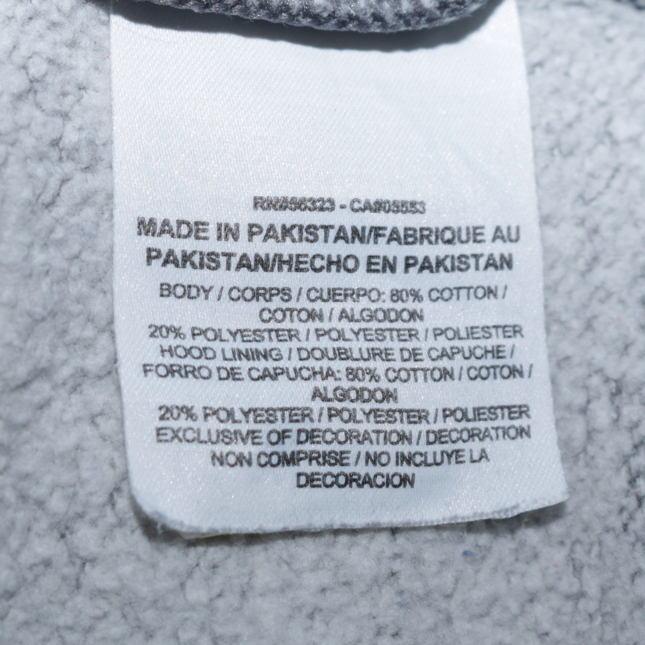 Nike Men's Grey Pullover Hoodie S Regular Fit Fleece Sportswear