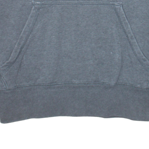 Nike Men's Grey Pullover Hoodie S Regular Fit Fleece Sportswear