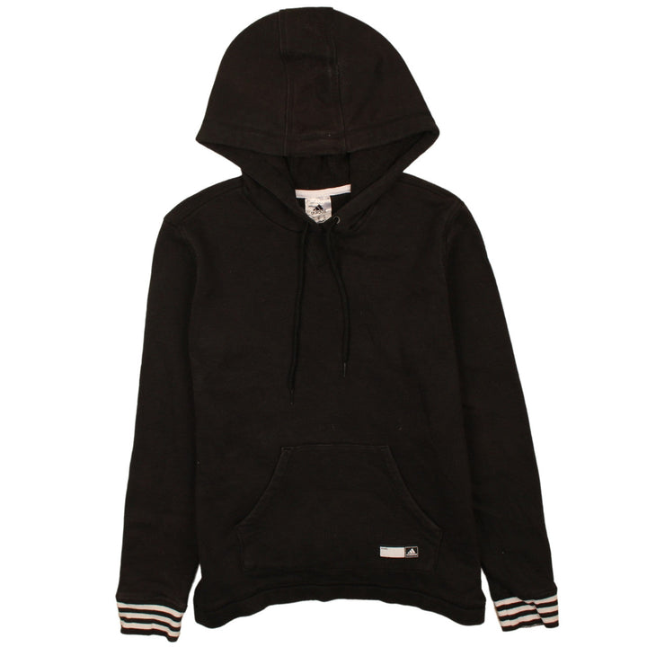 Adidas Girls Black Hoodie Medium 12-14 Years Pullover Long Sleeve