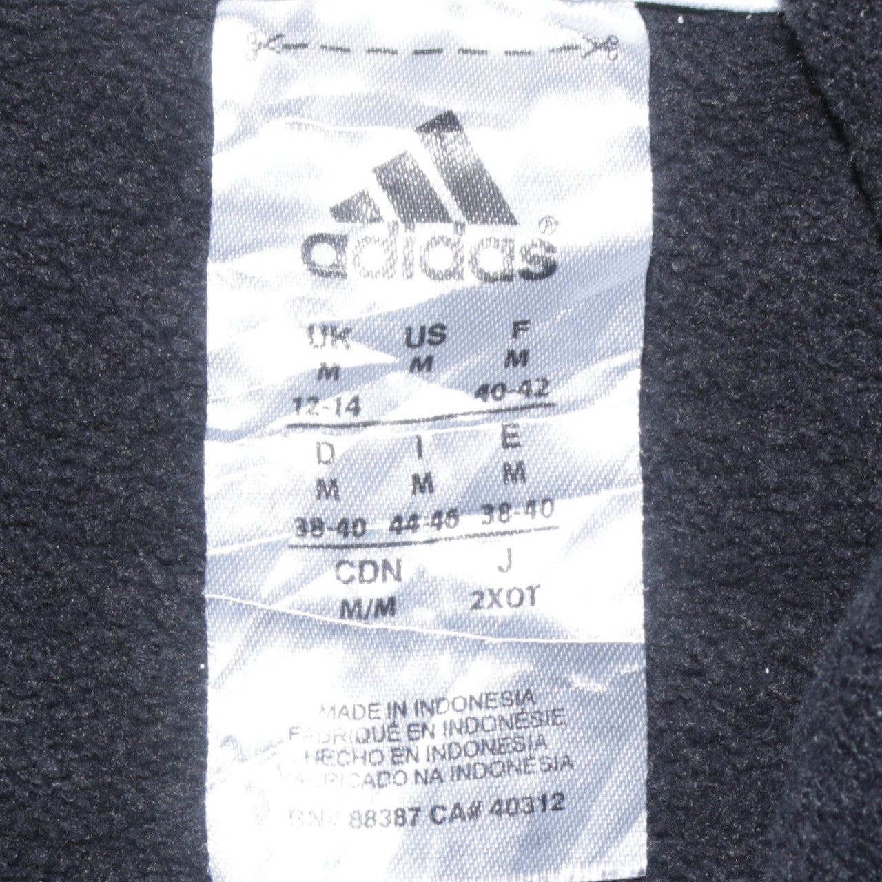 Adidas Girls Black Hoodie Medium 12-14 Years Pullover Long Sleeve