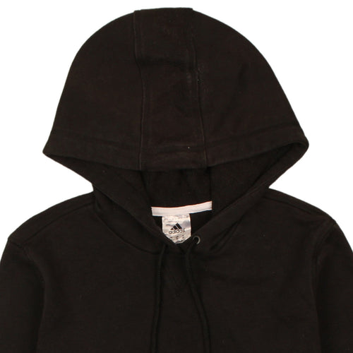 Adidas Girls Black Hoodie Medium 12-14 Years Pullover Long Sleeve