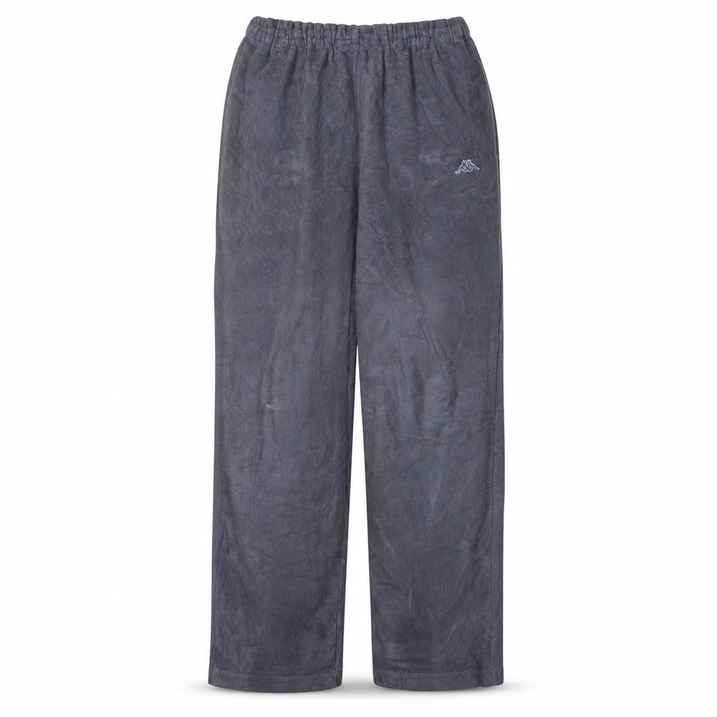 Front view of Kappa Men's Grey Sweatpants M Elastic Waist Straight Leg