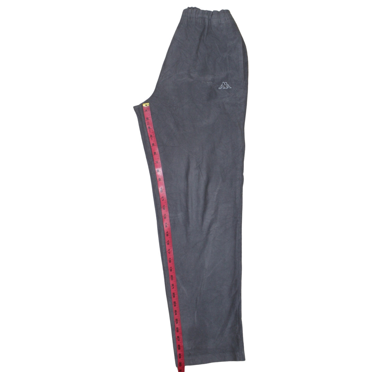 Kappa Men's Grey Sweatpants M Elastic Waist Straight Leg