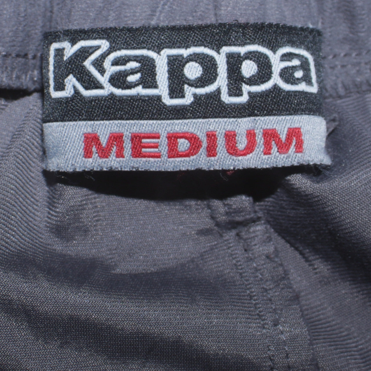 Kappa Men's Grey Sweatpants M Elastic Waist Straight Leg