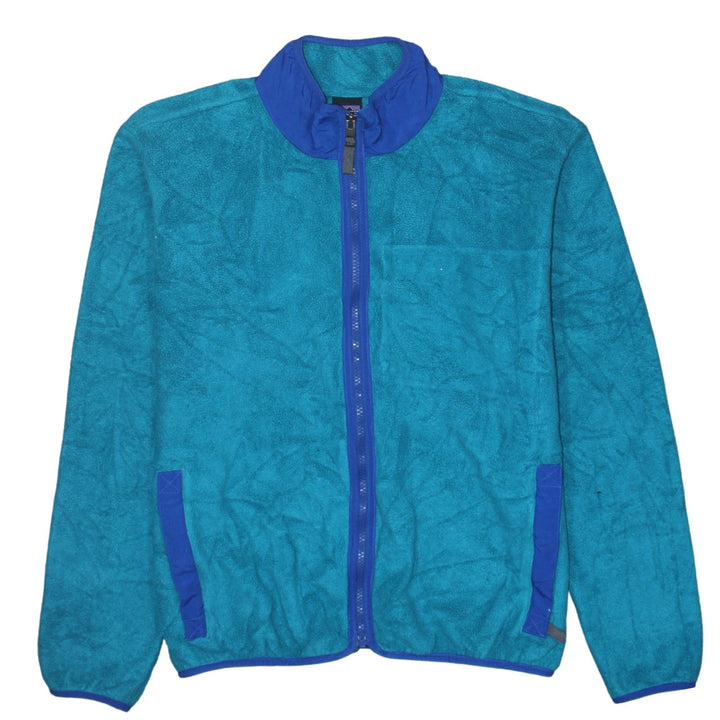 Patagonia Boys Blue Synchilla Fleece Jacket 16 Years Full Zip Winter Outerwear