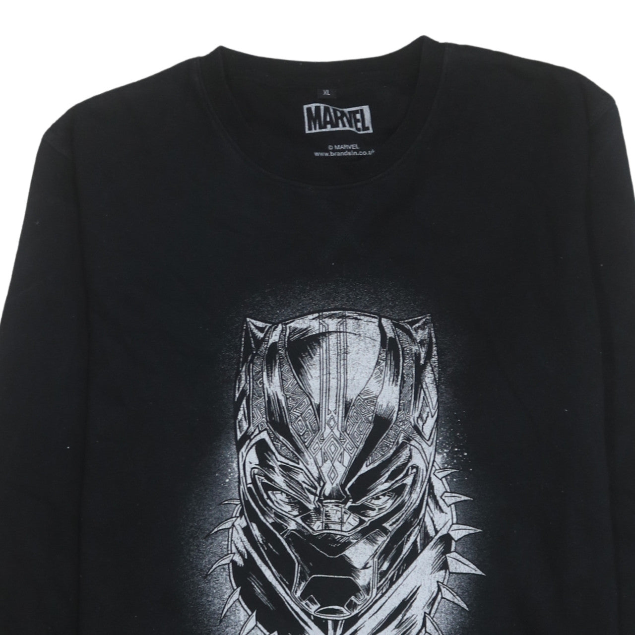 Marvel Men's Black Panther Black XL Graphic Long Sleeve T-Shirt