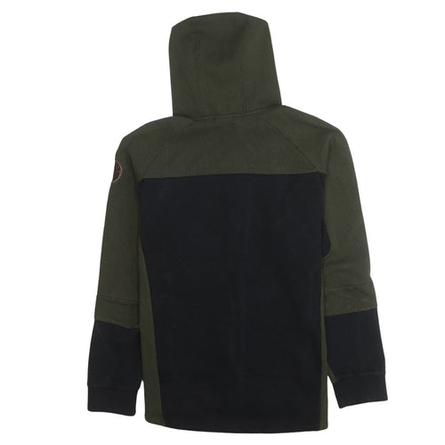 Puma Men’s Green Full Zip Hoodie L City Football Sportswear