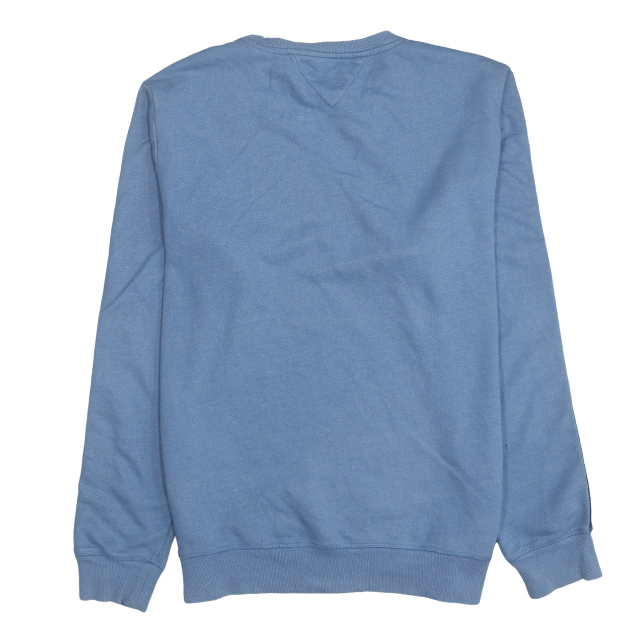 Tommy Hilfiger Men Blue XL Pullover Sweatshirt Logo Tape Crew Neck