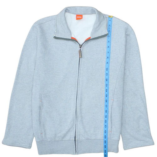 Hugo Boss Men's Grey Full Zip Sweatshirt XL Regular Fit