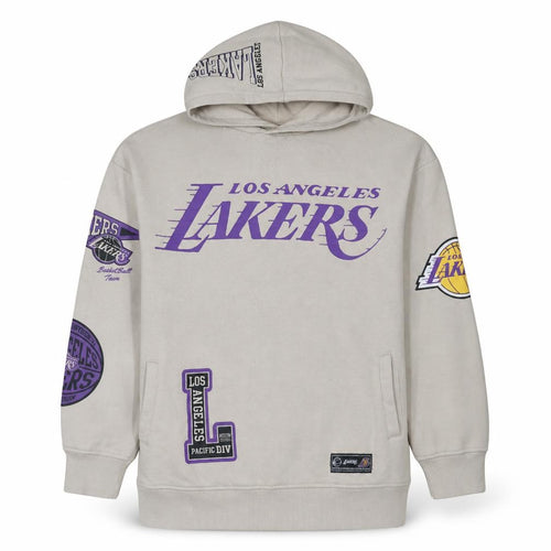 Primark Boys Beige Los Angeles Lakers Pullover Hoodie 12-13 Years
