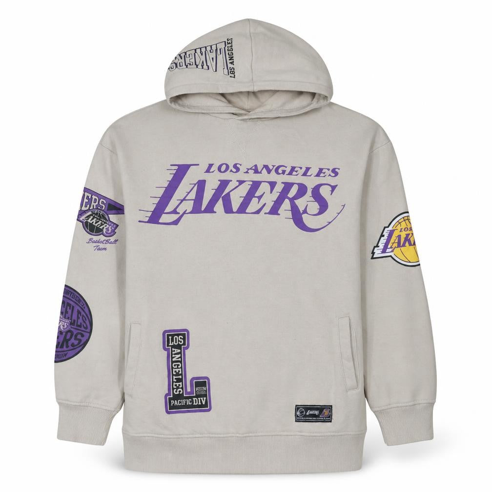 Primark Boys Beige Los Angeles Lakers Pullover Hoodie 12-13 Years