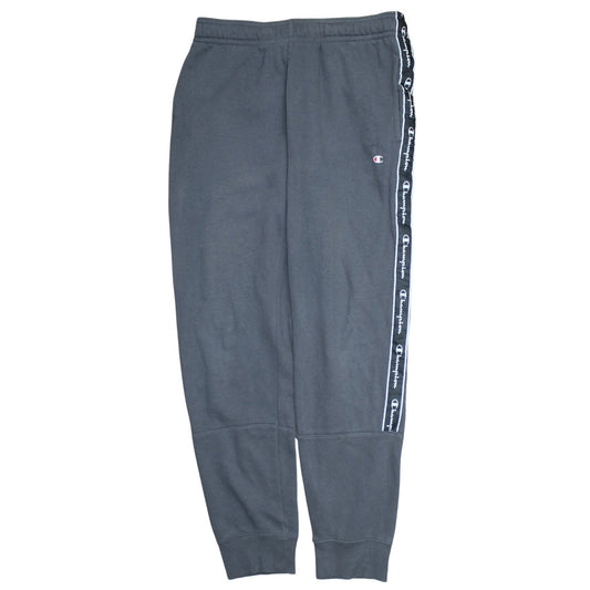 Champion Men’s Grey Logo Tape Sweatpants Size M