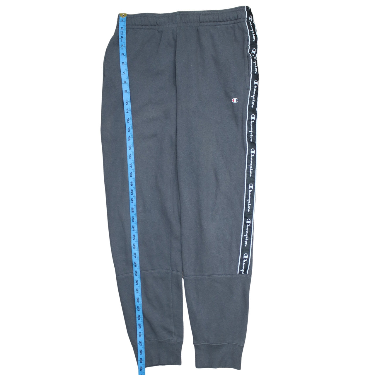 Champion Men’s Grey Logo Tape Sweatpants Size M