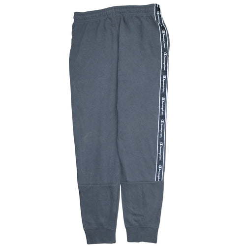 Champion Men’s Grey Logo Tape Sweatpants Size M