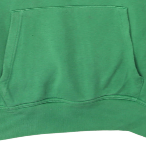 GANT Men's Green Embroidered Logo Pullover Hoodie L