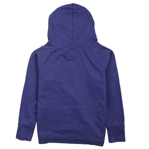 Puma Womens Blue Pullover Hoodie Size 16 Cotton Logo Sweatshirt