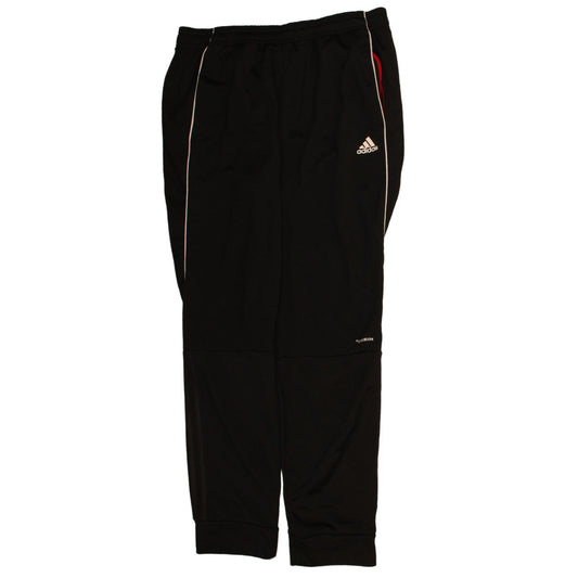 Adidas Men's Black L Track Pants Regular Fit Sports Trousers